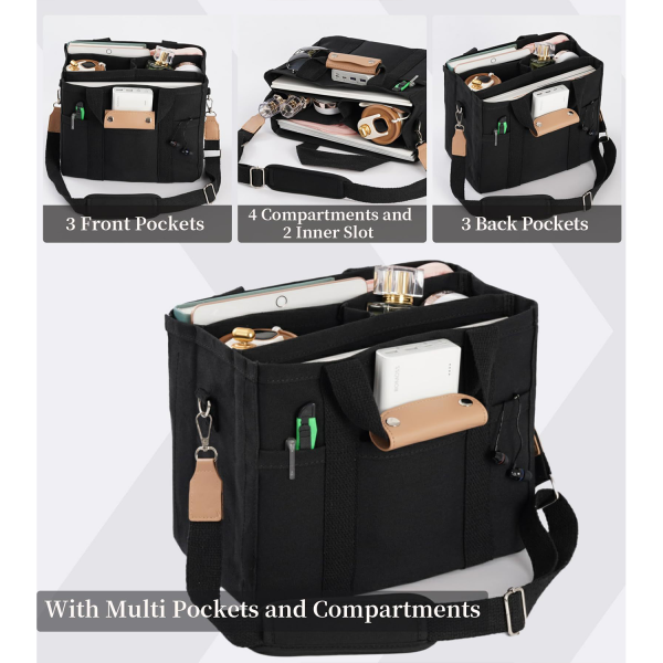 Large Multi Pockets Crossbody Bag