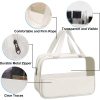 Travel Clear PVC&PU Cosmetic Makeup Bag for Women