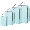 4-Piece Set of Packing Cubes Compression Bags