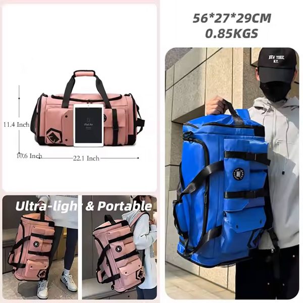Large capacity handheld travel bag