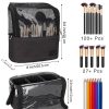 Large Capacity Makeup Brush Bag with Shoulder