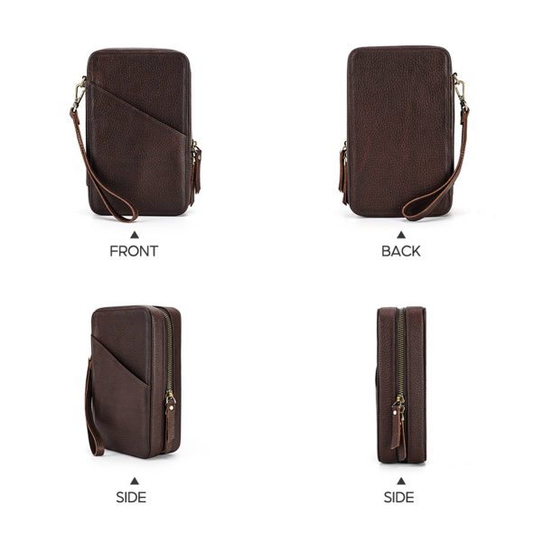 Genuine Leather anti-seismic Phone Storage box Handbag