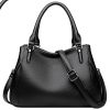 PU Leather Simple Casual Crossbody Shoulder Bag