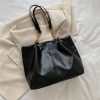 Soft leather large capacity Tote bag