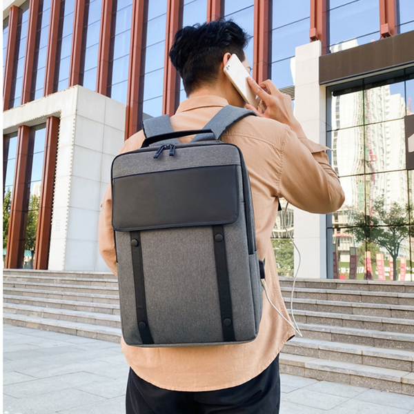 Nylon Water-Resistant Casual Backpack