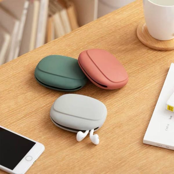 Silicone earphone storage bag