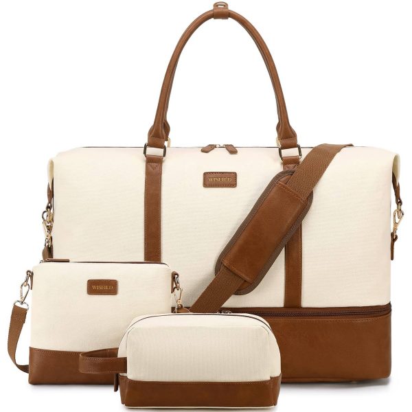 3in1 Polyester Travel Duffle Bag Set with Shoe Compartment
