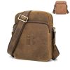 Crazy Horse Leather Men's Crossbody Bag
