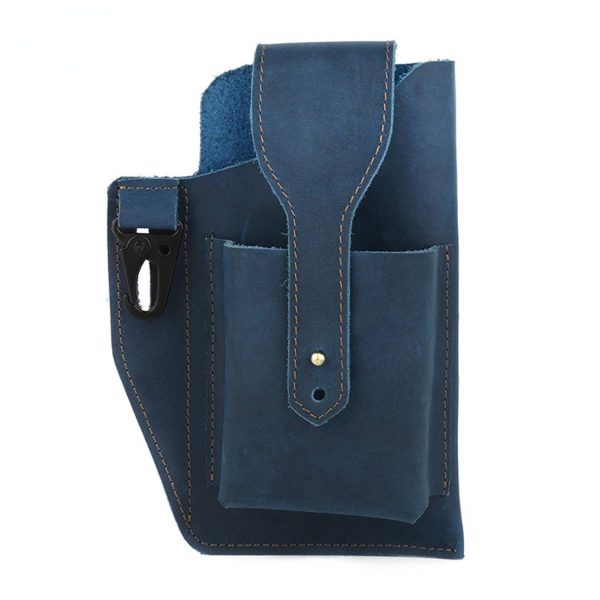 Men's retro multi-function phone Fanny pack