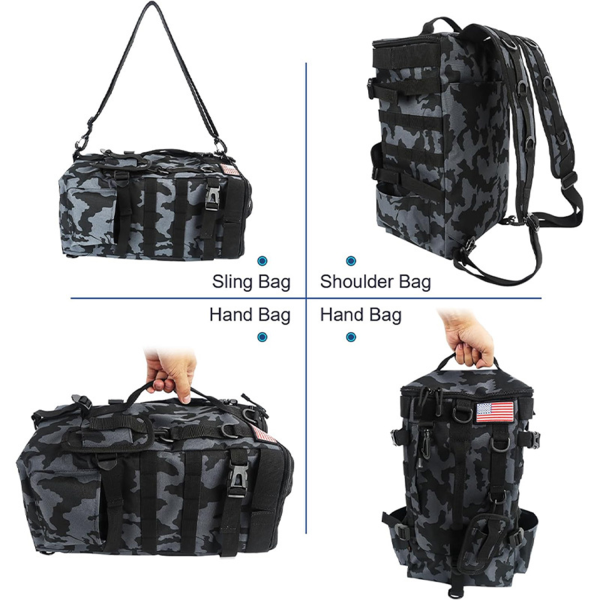 Spacious Oxford Portable Fishing Tackle Storage Bag
