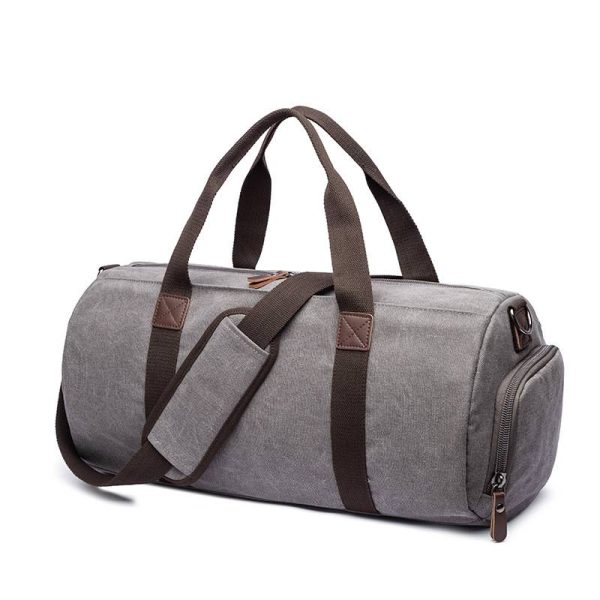 Oxford Large Capacity Duffel Bag With Shoe Compartment
