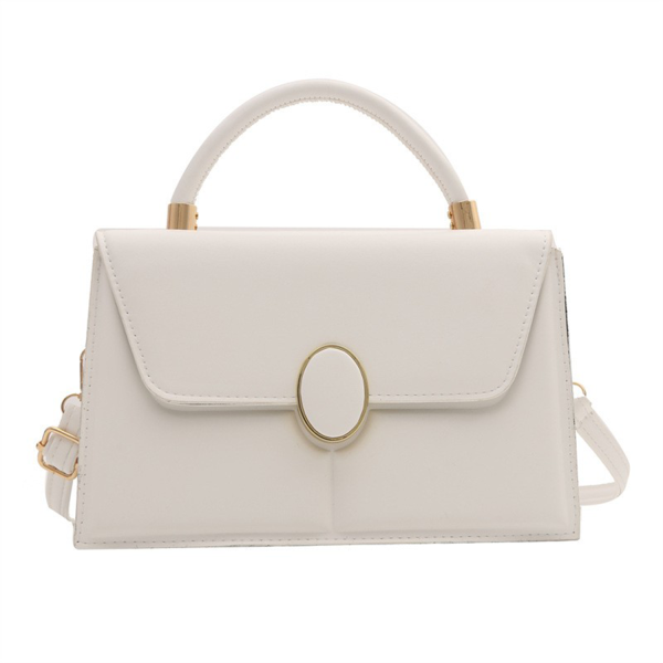 PU Leather Handheld Small Square Bag