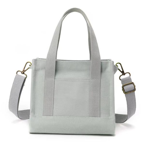 Mini Tote Bag for Women Canvas Crossbody Purse