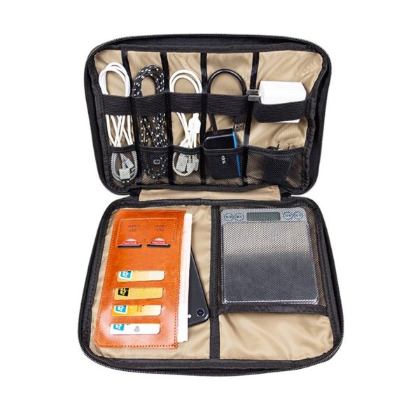 Electronic Accessories Double Layer Waterproof Organizer Bag