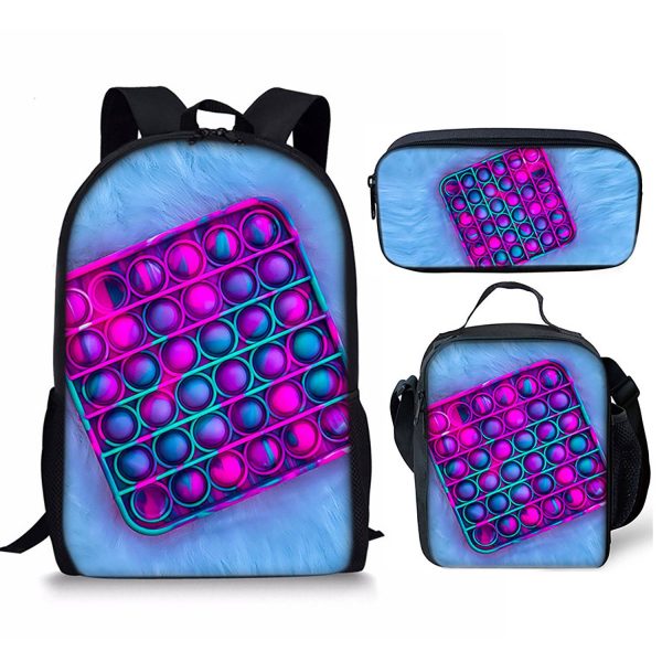 Kids Backpack Set w/ Lunch Bag&Pencil Case