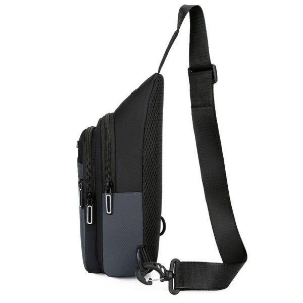 Cycling fitness storage Chest bag with reflective strip