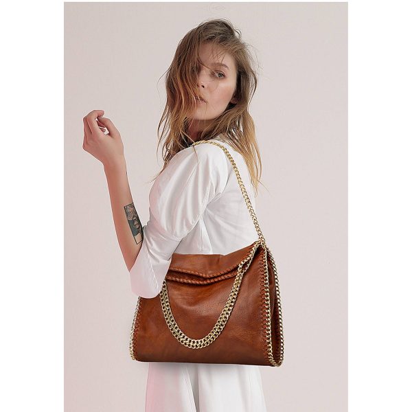 PU Chain minimalist cross-body Tote bag
