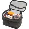 Large Capacity Portable Double Layer Mesh Cosmetics Bag