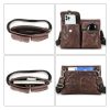 Genuine Leather Waterproof Messenger Multiple Cross-body bag