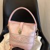 PU Leather Bucket Crossbody Bag