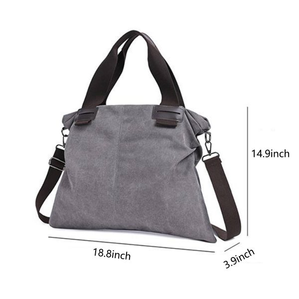 Canvas Women's Vintage Shoulder Crossbody Tote Bag