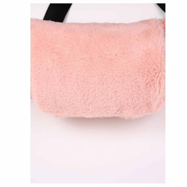 women winter Faux Fur Fanny Pack