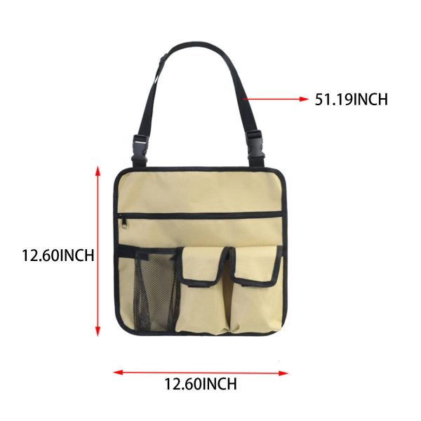 Oxford Multi-Pocket Hanging Storage Bag for Chair