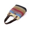Fashion Rainbow striped tote bag