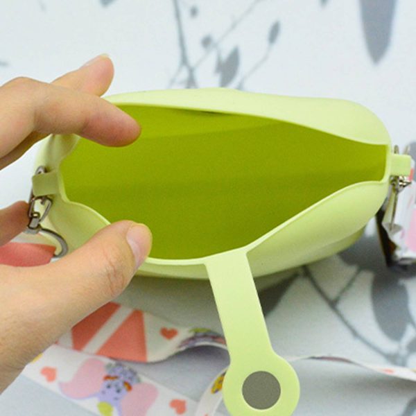 Silicone Crossbody Bag Compact Purse for Women