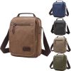 Canvas cross-body bag for man