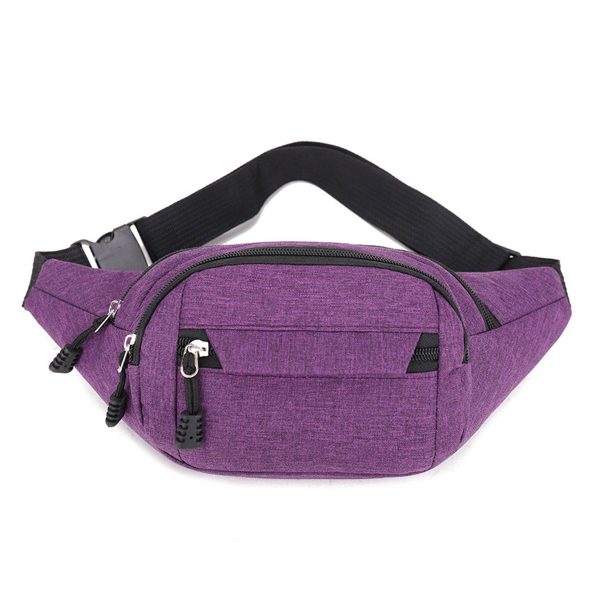 Nylon Fanny Bag With 4 Pockets