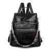 Polyurethane Women Waterproof Purse Travel Backpack