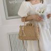 Jute Vintage hand-woven cross-body bag handbag