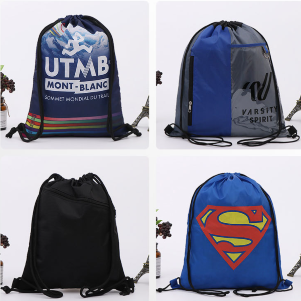 PU waterproof polyester String Bag