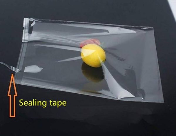Self-Sealing Clear Plastic Cellophane Bags