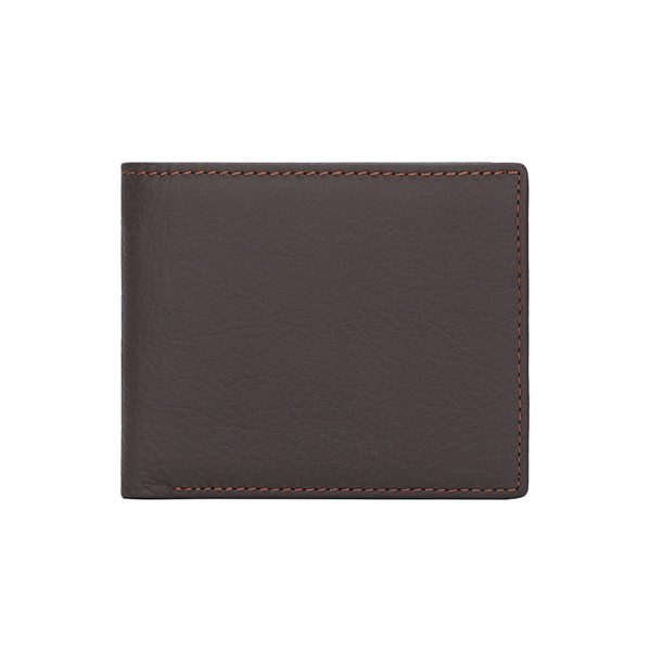 Mens Genuine Leather Bifold Credit Card Bag