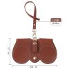 Soft Fake Leather Sunglasses Bag
