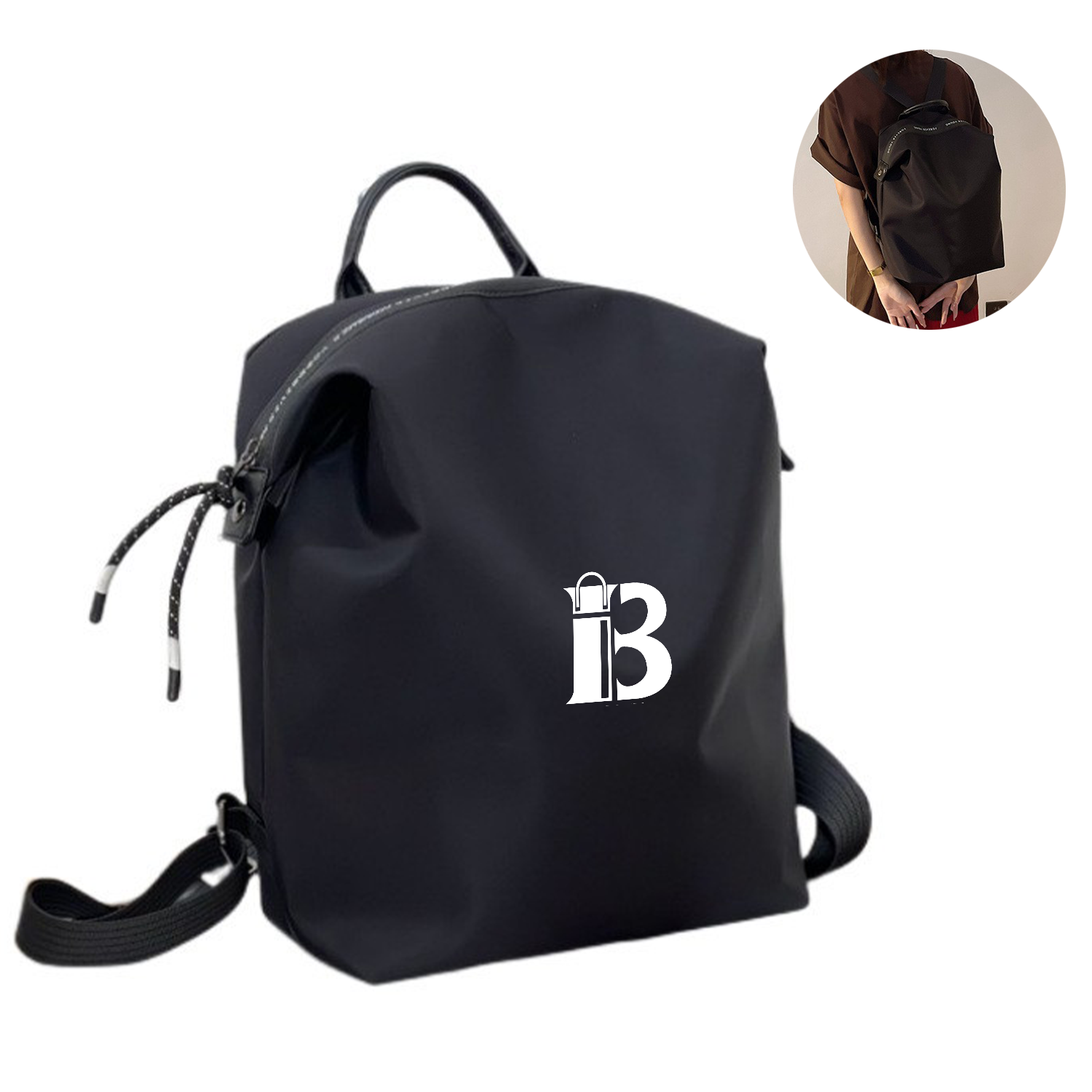 Minimalist Nylon Cloth Backpack