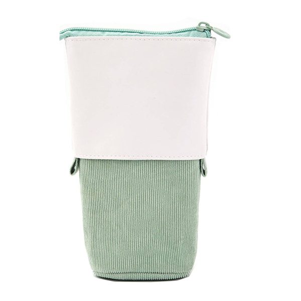 PU Corduroy Expandable Pen Case