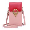 PU Cross Body Cell Phone Purse