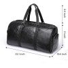 Genuine Leather Travel Weekender Duffel Bag for Men