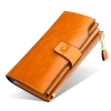 Genuine Leather Wallet RFID Blocking Multi Card Holder