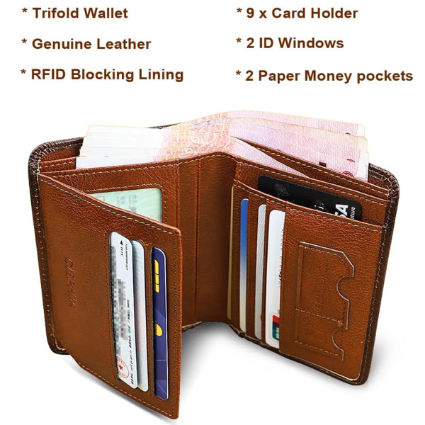 Mens Genuine Leather Wallet