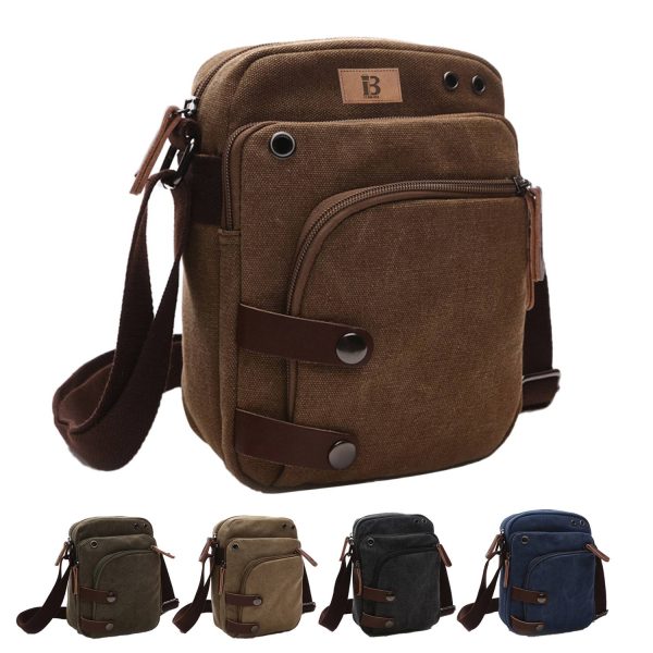 Canvas Small Messenger Bag