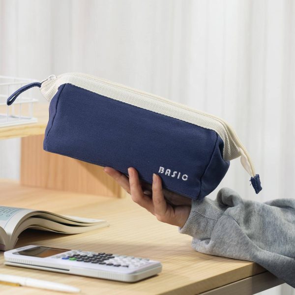 Big Capacity Pencil Pouch Portable Pen Bag School Supplies