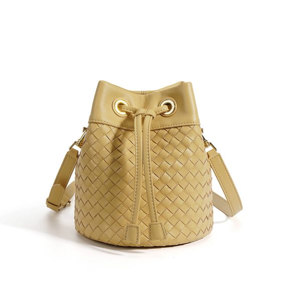 Genuine Leather Innovative drawstring cross-body bag