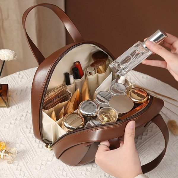 PU Leather Shell Shape Cosmetic Bag