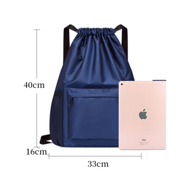 Sports Gym Drawstring Bag String Backpack