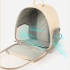 PVC And Leather Pet Backpack