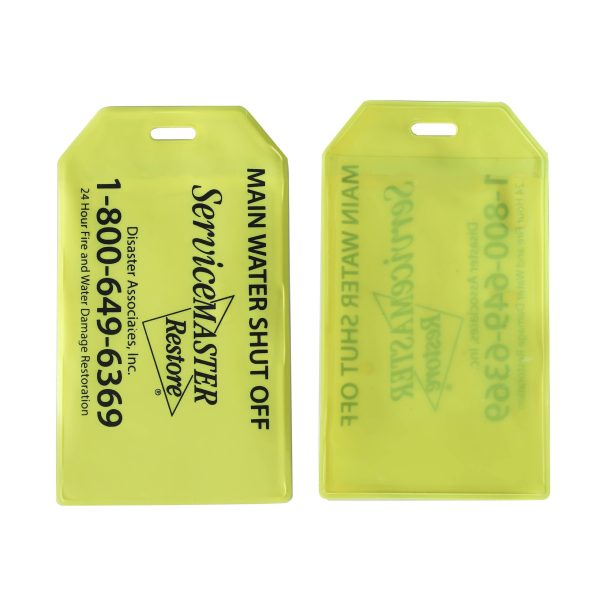 Soft Luggage Tag With PVC Strap